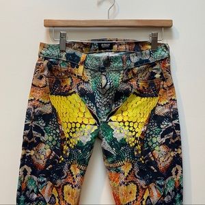 Hudson Special Edition colorful print jeans